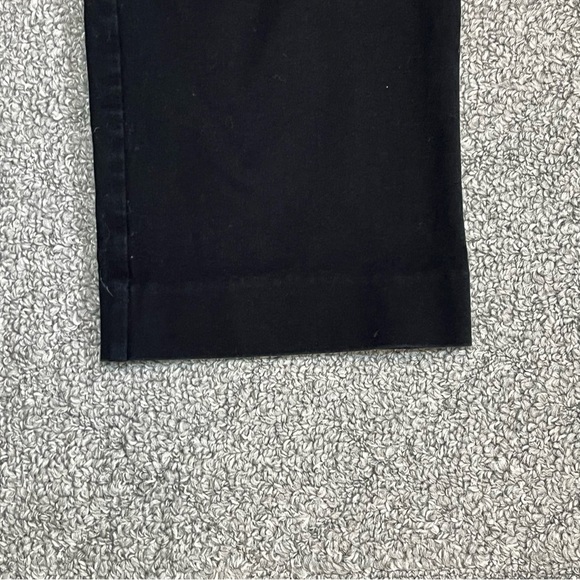 Loft Black Pull On Pants Womens Size 4 Straight Leg Stretch - Picture 6 of 8